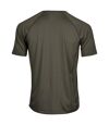 Tee Jays Mens Cool Dry Short Sleeve T-Shirt (Deep Green)