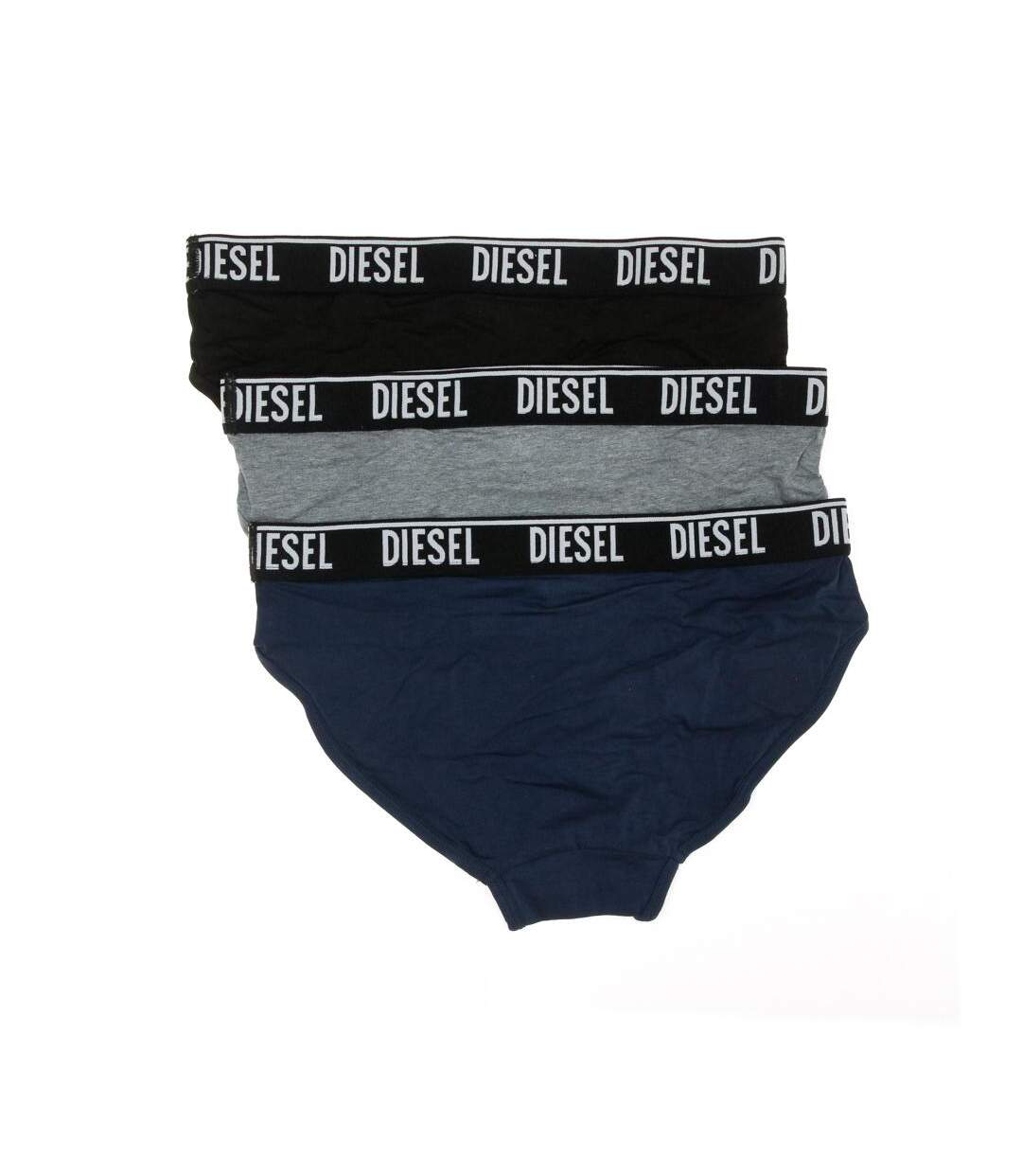 x3 slips noir/gris homme diesel mutande - m-2