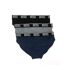x3 slips noir/gris homme diesel mutande - m-2