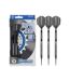 X3 fléchettes noir/gris harrows supergrip nylon 16gr-1