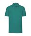Fruit Of The Loom Mens 65/35 Pique Short Sleeve Polo Shirt (Emerald) - UTBC388