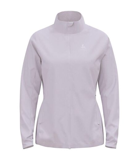 Womens/ladies Brensholmen High-neck Soft Shell Jacket Lilac Odlo