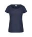 T-shirt Femme Bleu Marine James And Nicholson-1