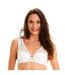 Soutien-gorge ampliforme en dentelle recyclée blanche Lima