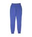 Womens/ladies 365 Plain Slim Joggers Baja Blue Nathan-2