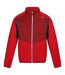 Mens yare viii full zip jacket danger red/moonlight denim/coronet blue Regatta