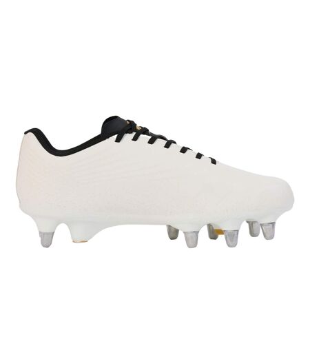 Unisex Adult Stampede Groundbreak Team Stamped Soft Ground Football Boots White Canterbury