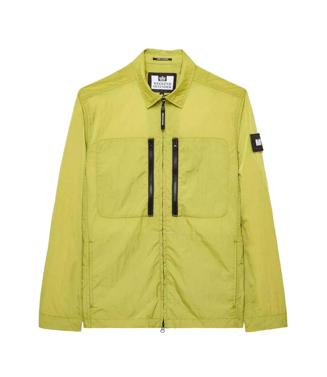 Surchemise Nicky Eyes Service Homme Vert Clair Weekend Offender-2