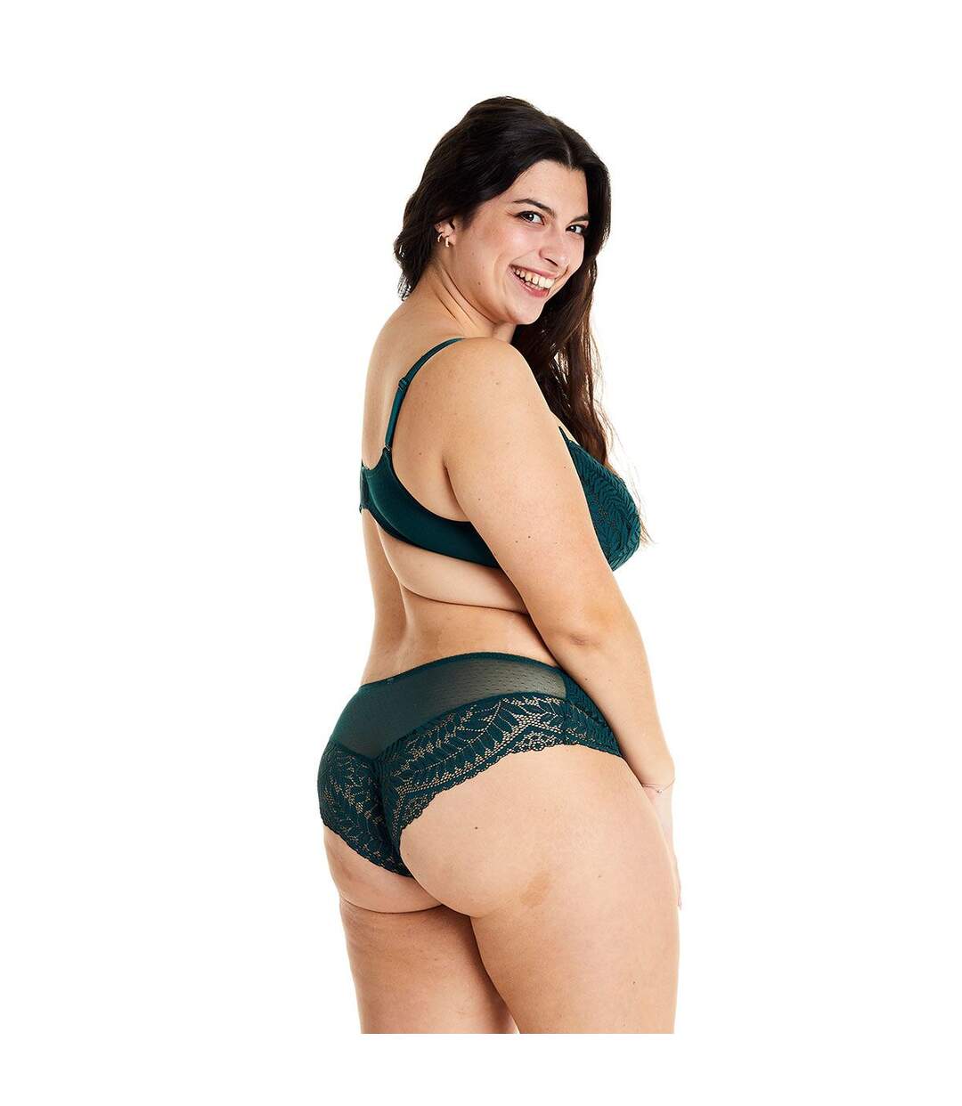 Soutien-gorge à armatures grand maintien vert Ivresse