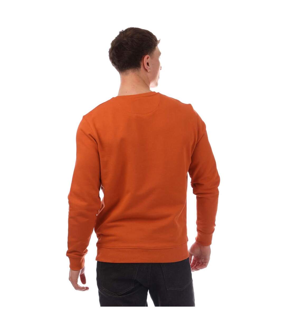 Sweat Homme Orange Lyle & Scott-3