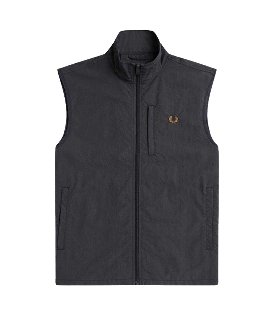 Mens Anchor Gilet Grey Fred Perry-1