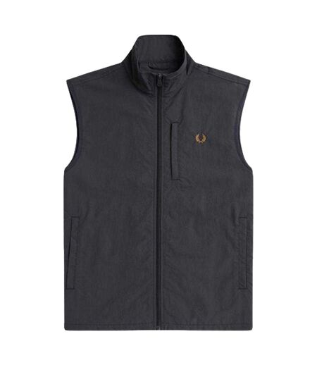 Mens Anchor Gilet Grey Fred Perry