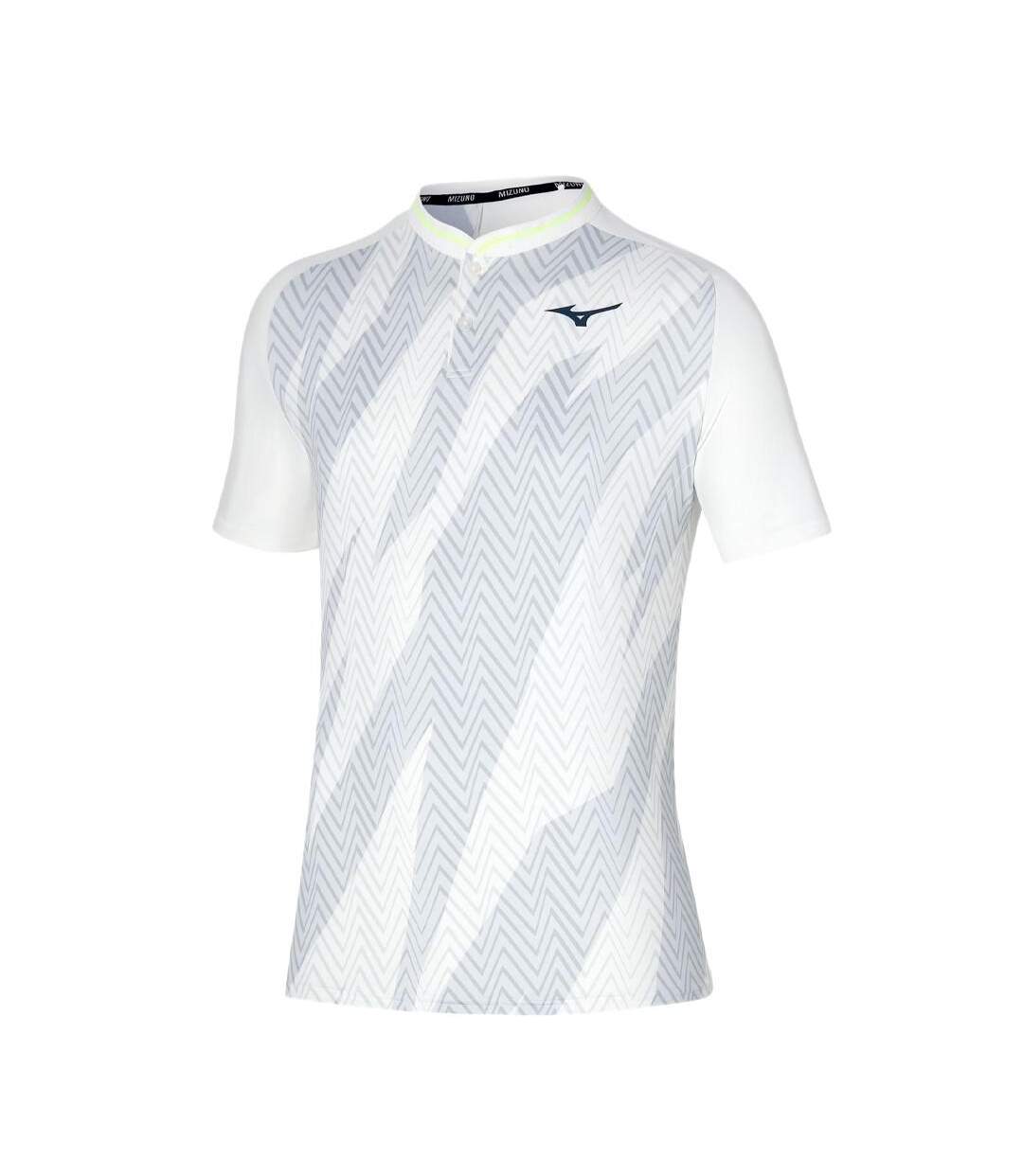 Polo Blanc technique Homme Mizuno Shadow - S