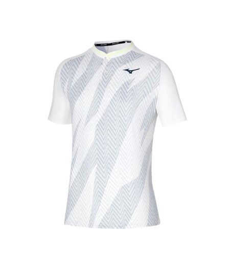 Polo Blanc technique Homme Mizuno Shadow - M