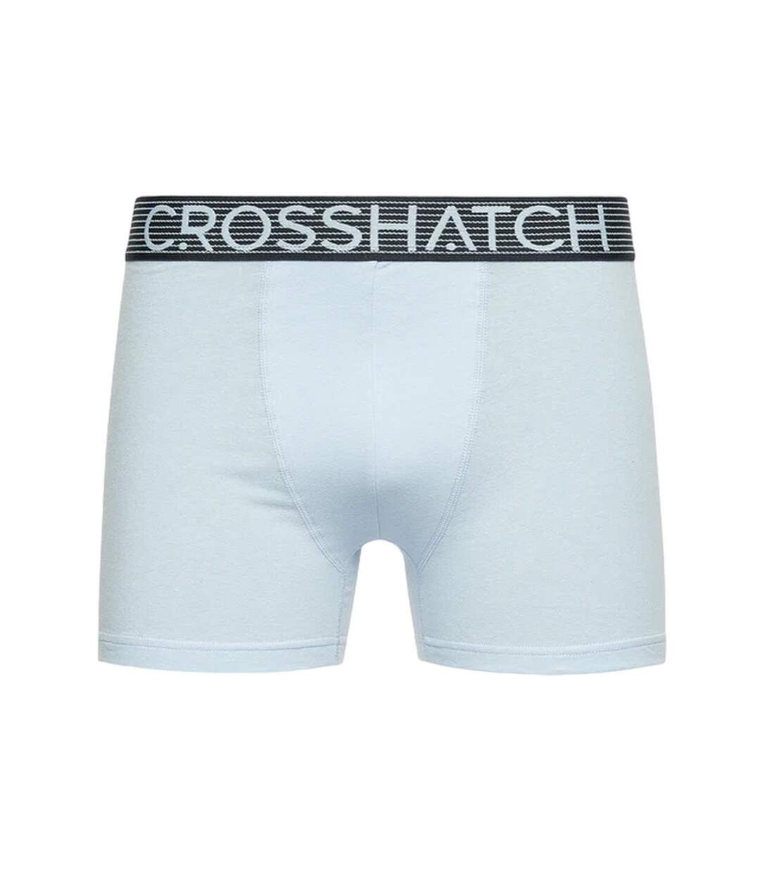 Pack Of 3  Mens Guillemot Boxer Shorts  Navy Crosshatch-3