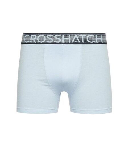 Pack Of 3  Mens Guillemot Boxer Shorts  Navy Crosshatch