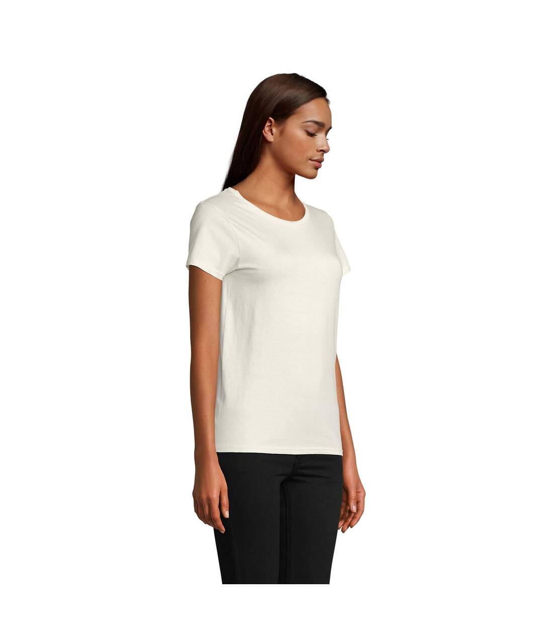 T-shirt Pioneer Femme Beige Pâle SOLS-3