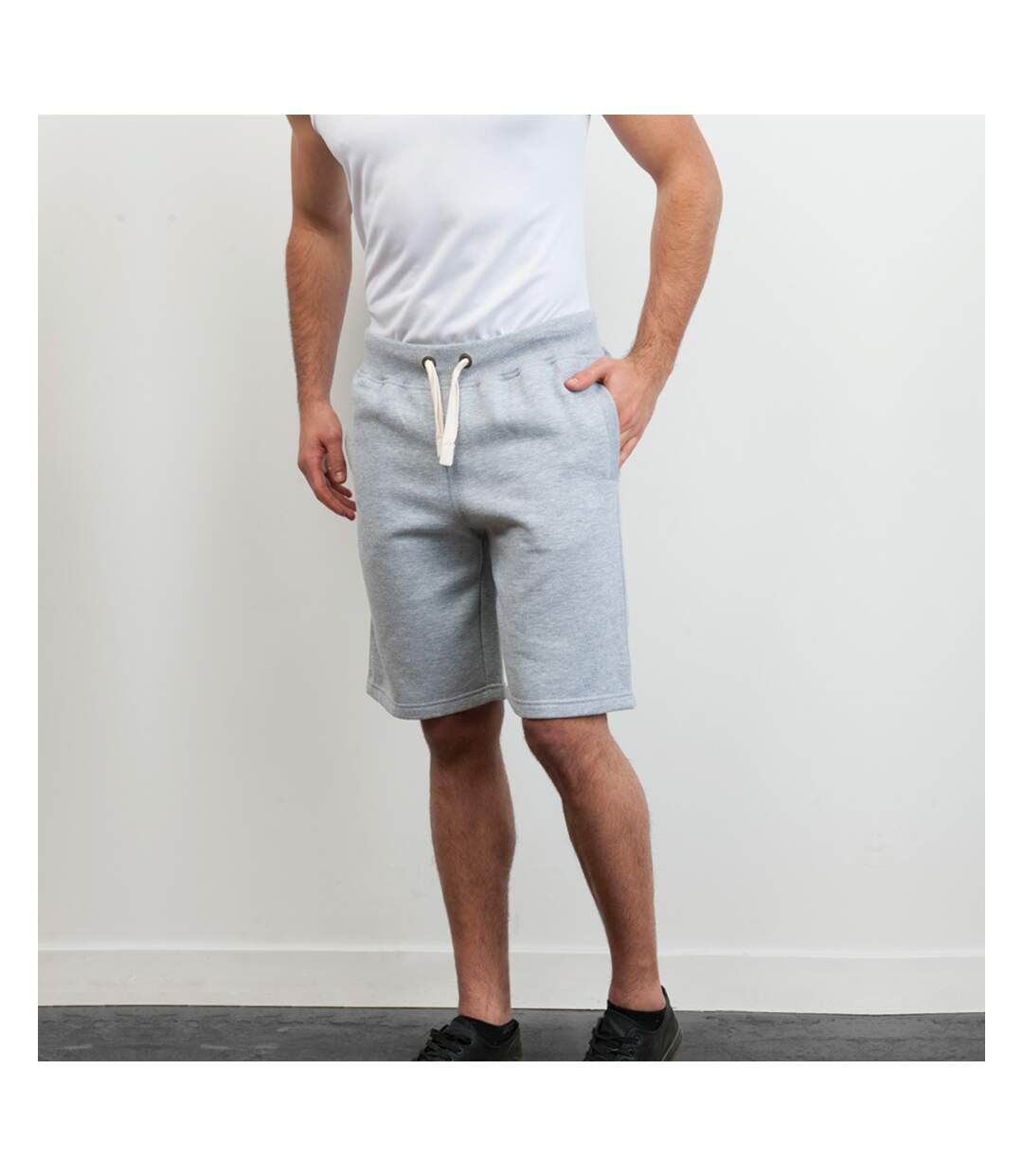 Hoods short épais homme gris AWDis