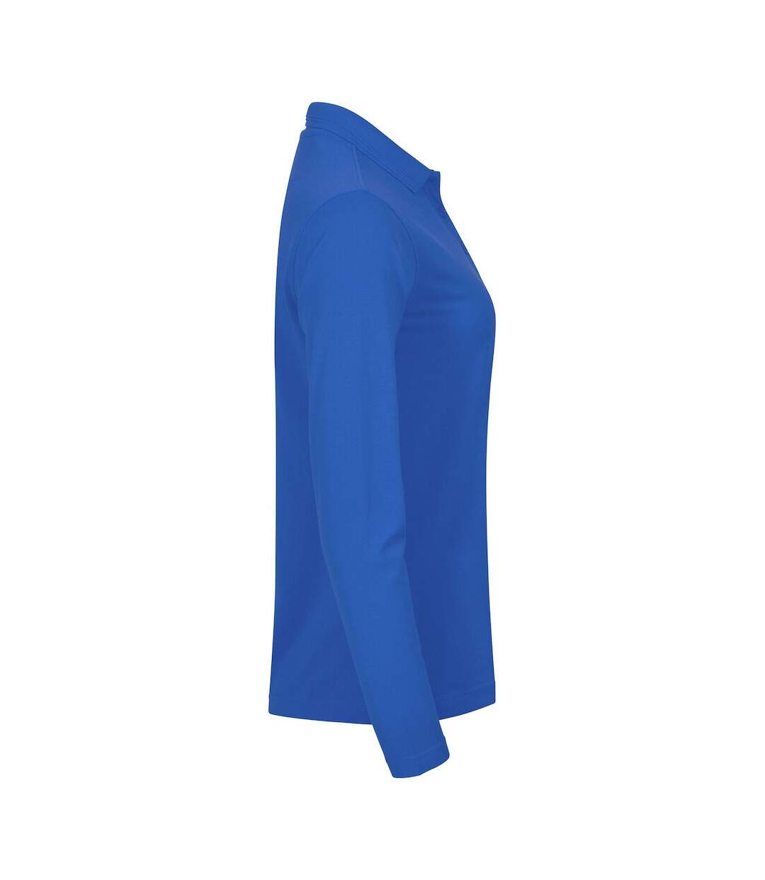 Polo Manches Longues Manhattan Femme Bleu Roi Clique-4