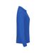 Polo Manches Longues Manhattan Femme Bleu Roi Clique-4