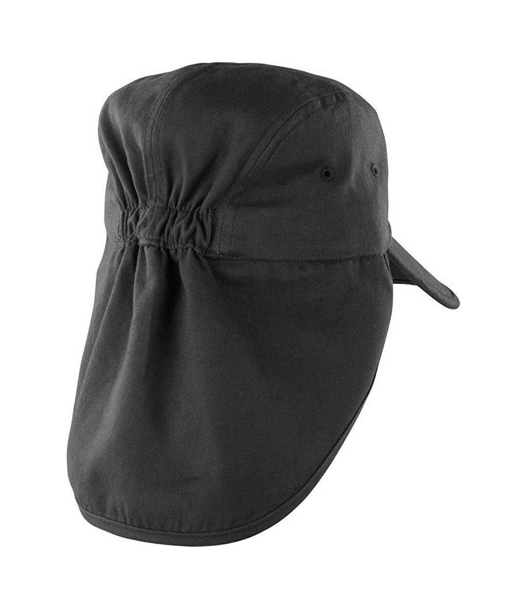 Lot de 2  casquettes légionnaire pliables adulte noir Result-2