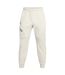 Mens Unstoppable Textured Slim Joggers White Under Armour-2