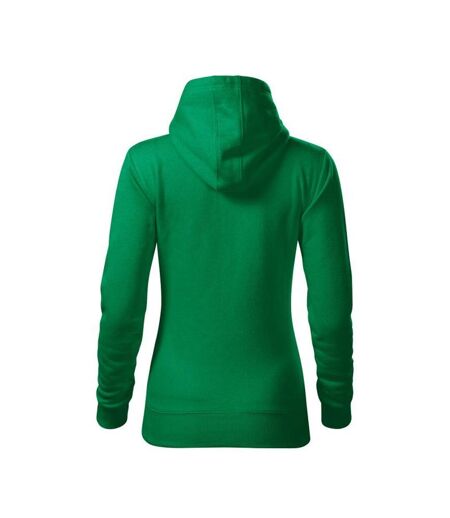 Sweat À Capuche Cape Free Femme Vert Malfini