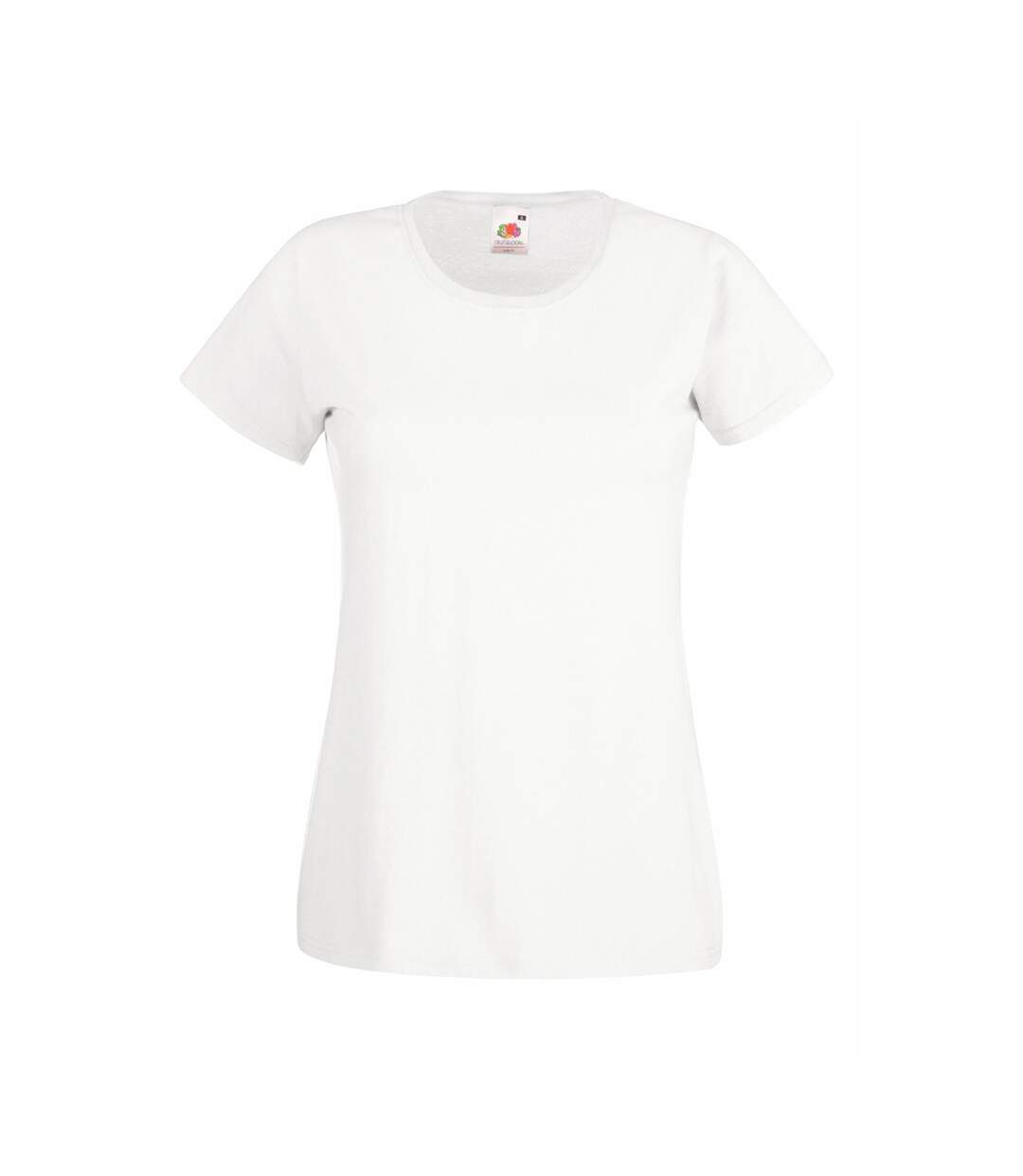 T-shirt à manches courtes femme blanc Universal Textiles