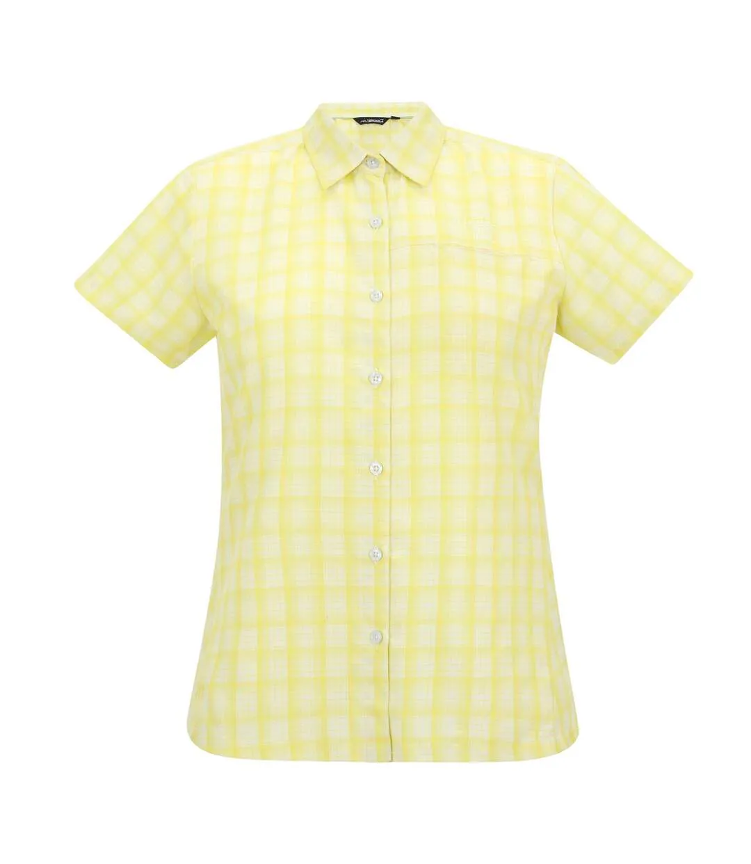 Chemisier Manches Courtes Mindano Femme Blanc Cassé Jaune Clair Regatta-2