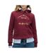Sweat rouge  femme superdry luxe - l-1