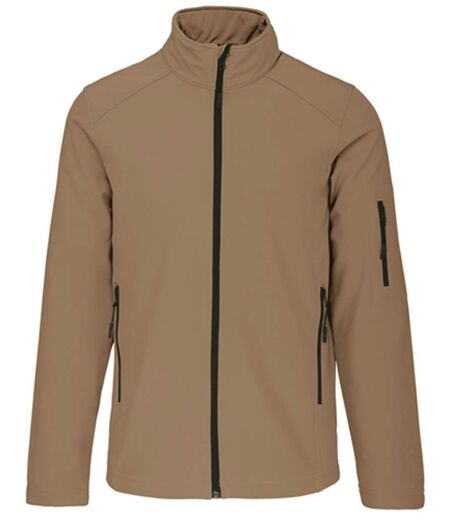 Veste softshell 3 couches - Homme - K401 - beige camel