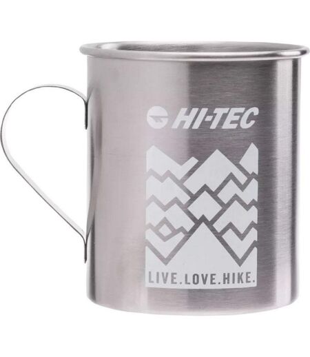 Mug De Camping Fuggi 350 Ml Gris Acier Blanc Hi-Tec