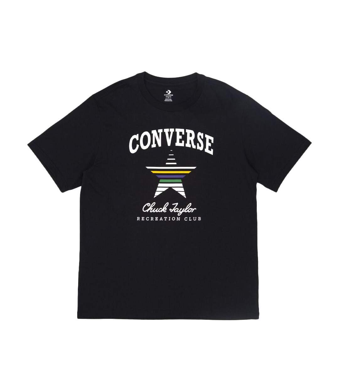 T-shirt Noir Homme Converse Chuck Retro - L-1