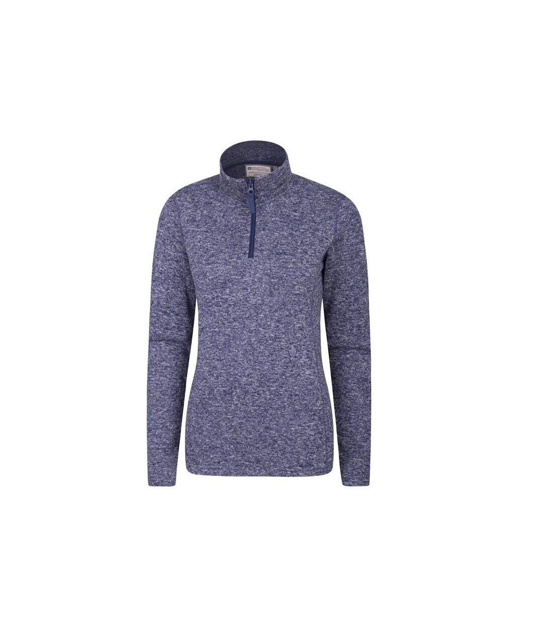 Womens/ladies idris fleece top navy Mountain Warehouse