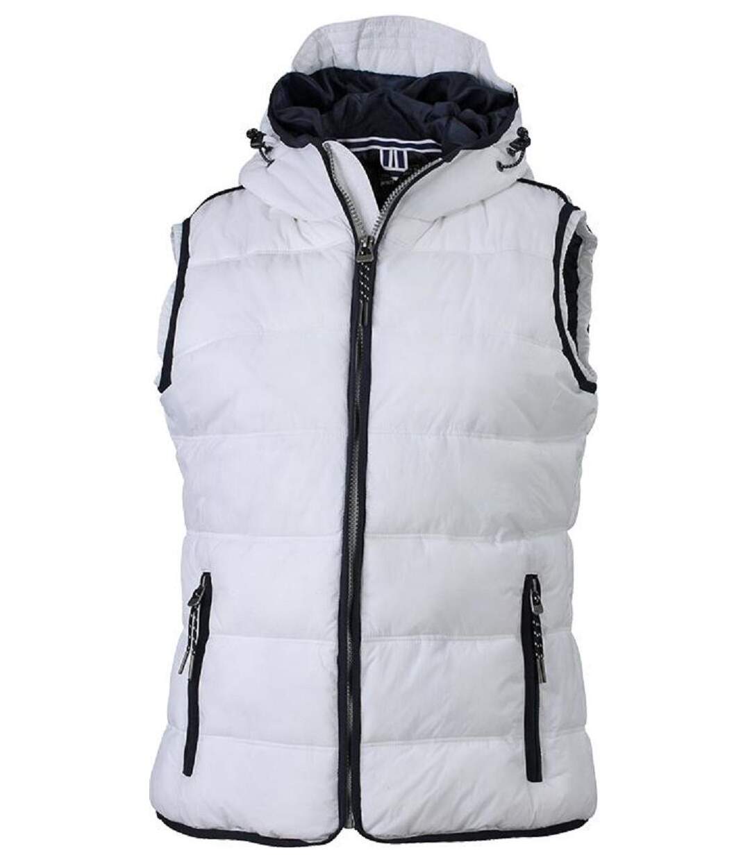 Doudoune sans manches pour femme - JN1075 - blanc