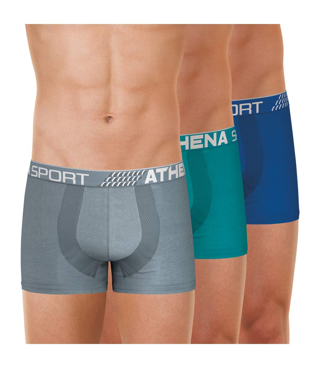 Lot de 3 boxers homme Fresh Athena-2