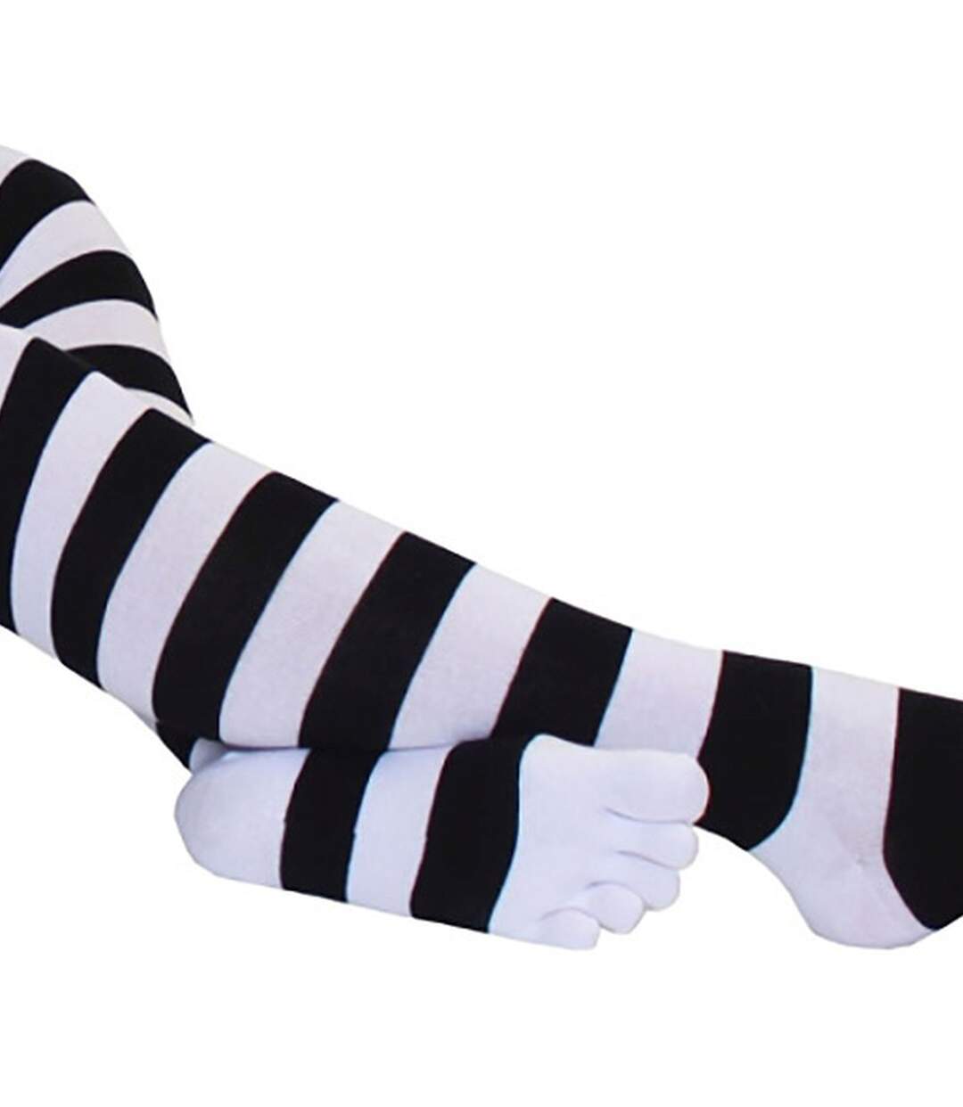 Chaussettes unisexes à orteils évacuant l'humidité au-dessus du genou-5