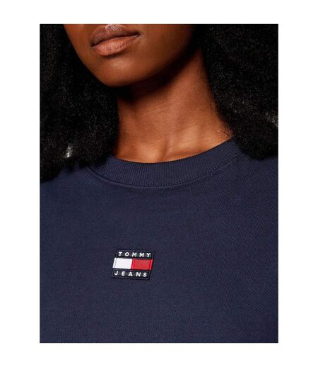 Sweat Femme Bleu Marine Tommy Jeans