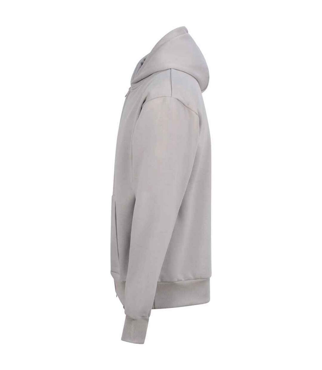 Unisex Adult Signature Heavyweight Full Zip Hoodie Natural Stone Awdis-3