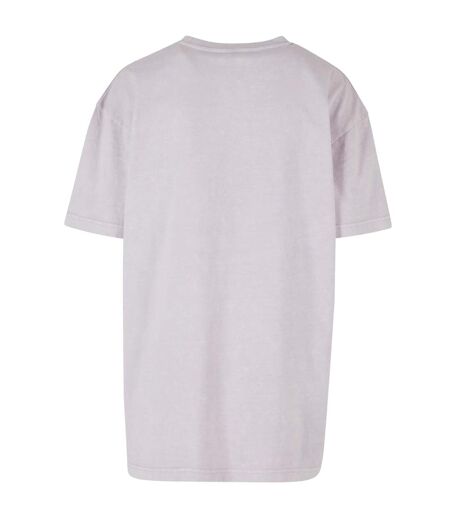 T-shirt Surdimensionné À Délavage Acide Femmes/ladies Lilas Doux Build Your Brand