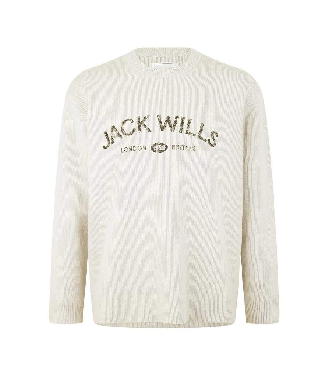 Mens Logo Crew Neck Regular Jumper Willow Jack Wills-2