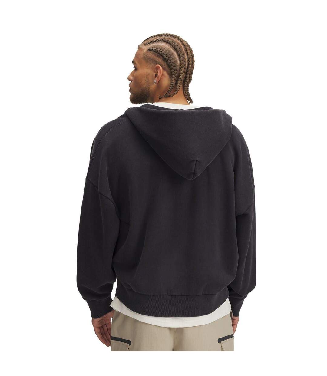Sweat À Capuche Homme Noir Under Armour-2
