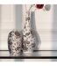 Vase Poire en Porcelaine Zen 43cm Noir & Blanc-3