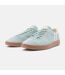 Mens Monaco Suede Cupsole Trainers Green Sand Patrick-2