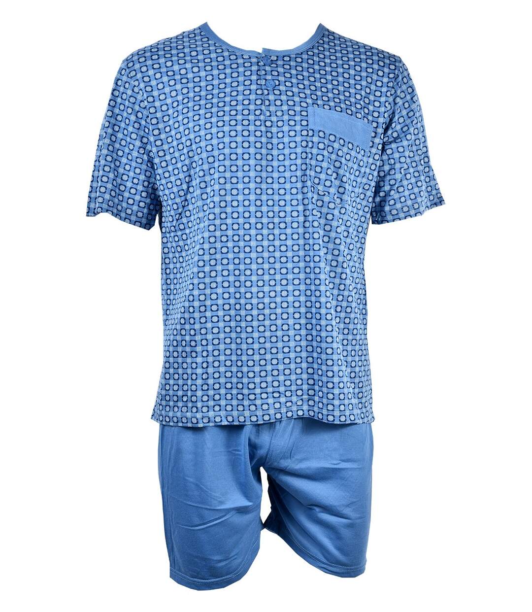 Pyjama Court Homme ECO HOMEWEAR 2863 BLEU-1