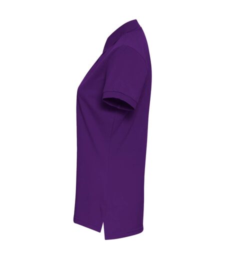 Asquith & Fox Womens/Ladies Short Sleeve Performance Blend Polo Shirt (Purple)