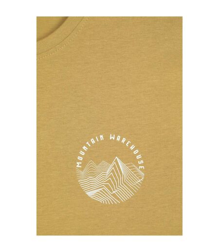 T-shirt Homme Imprimé Graphique Upf 50+ Manches Longues Coupe Regular Vert Mountain Warehouse