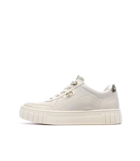 Baskets beige femme marco tozzi cream