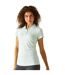 Womens/ladies Remex Ii Polo Neck T-shirt Bleached Aqua Regatta-4
