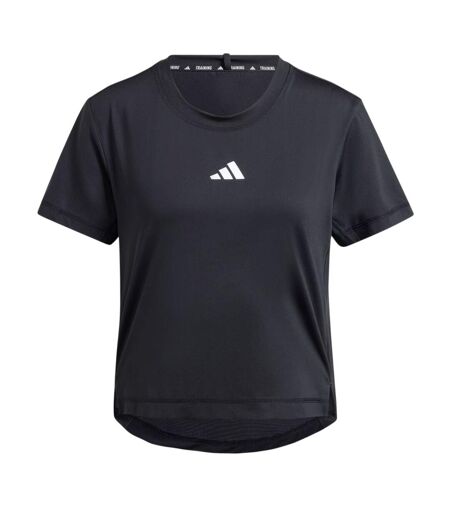 T-shirt Adapt Femme Noir Blanc Adidas